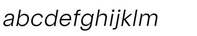 Formative Light Italic Font LOWERCASE