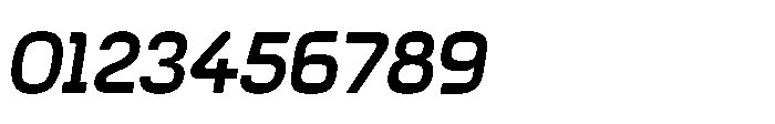 Formax Bold Oblique Font OTHER CHARS