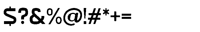 Formax Bold Font OTHER CHARS