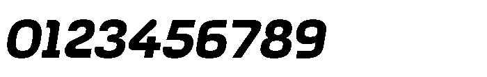 Formax Heavy Oblique Font OTHER CHARS
