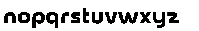 Formax Heavy Font LOWERCASE