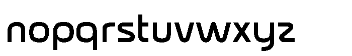Formax Semi Bold Font LOWERCASE