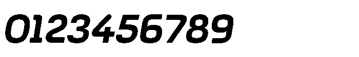 Formax Semi Heavy Oblique Font OTHER CHARS