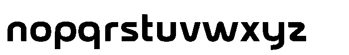 Formax Semi Heavy Font LOWERCASE