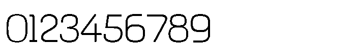 Formax Thin Font OTHER CHARS
