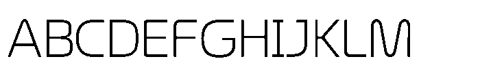 Formax Thin Font UPPERCASE