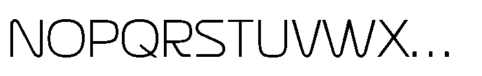 Formax Thin Font UPPERCASE