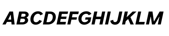 Forme Grotesque Extrabold Italic Font UPPERCASE