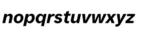 Forme Grotesque Extrabold Italic Font LOWERCASE