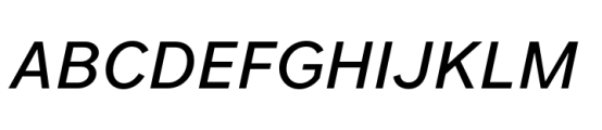 Forme Grotesque Medium Italic Font UPPERCASE