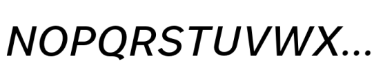 Forme Grotesque Medium Italic Font UPPERCASE