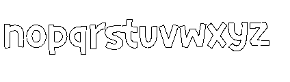 Formelo Sketchy Double Formelo Sketchy Plain Regular Font LOWERCASE