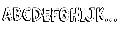 Formelo Sketchy Double Formelo Sketchy Regular Font UPPERCASE
