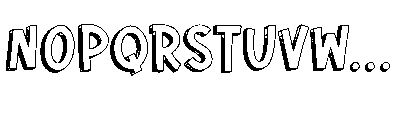 Formelo Sketchy Double Formelo Sketchy Regular Font UPPERCASE