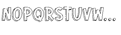 Formelo Sketchy Double Regular Font UPPERCASE