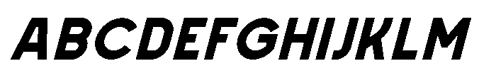 Formgraphia Extra Bold Italic Font UPPERCASE