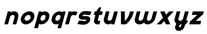 Formgraphia Extra Bold Italic Font LOWERCASE