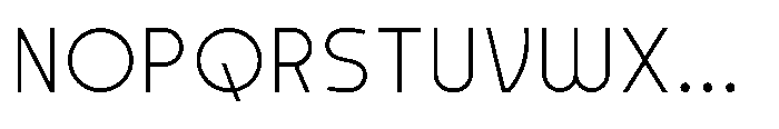 Formgraphia Extra Light Font UPPERCASE