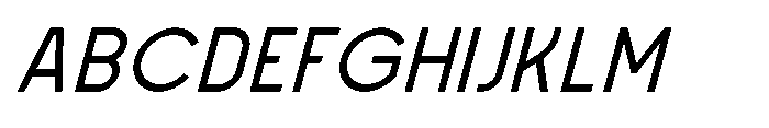 Formgraphia Italic Font UPPERCASE