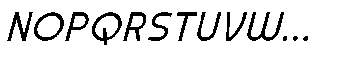 Formgraphia Italic Font UPPERCASE