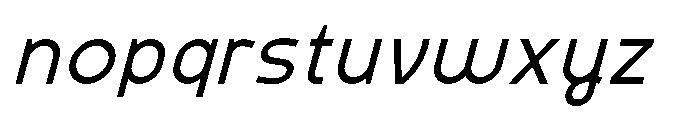 Formgraphia Italic Font LOWERCASE