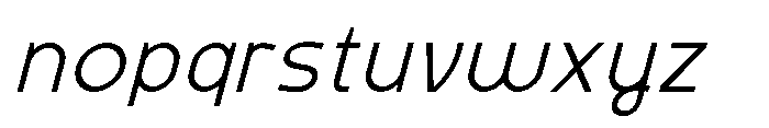 Formgraphia Light Italic Font LOWERCASE
