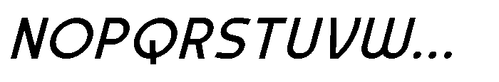 Formgraphia Medium Italic Font UPPERCASE