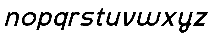 Formgraphia Medium Italic Font LOWERCASE