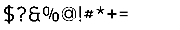 Formgraphia Regular Font OTHER CHARS