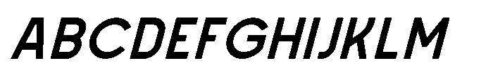 Formgraphia Semi Bold Italic Font UPPERCASE