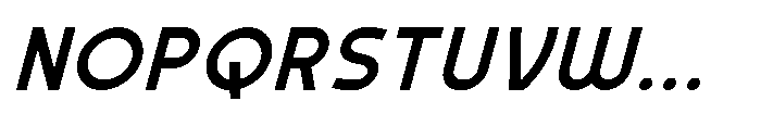 Formgraphia Semi Bold Italic Font UPPERCASE