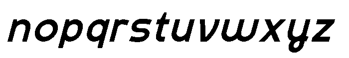 Formgraphia Semi Bold Italic Font LOWERCASE