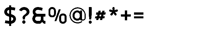 Formgraphia Semi Bold Font OTHER CHARS