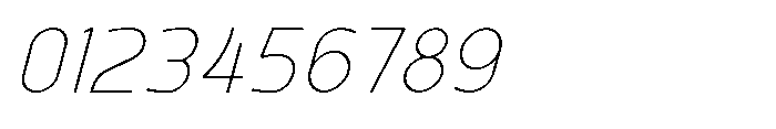 Formgraphia Thin Italic Font OTHER CHARS