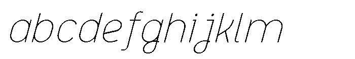 Formgraphia Thin Italic FONT
