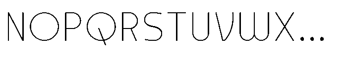 Formgraphia Thin Font UPPERCASE