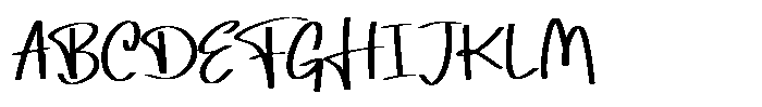 Formink Font UPPERCASE