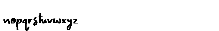 Formink Font LOWERCASE