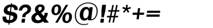 Formula TS DemiBold Italic Font OTHER CHARS