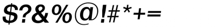 Formula TS Medium Italic Font OTHER CHARS