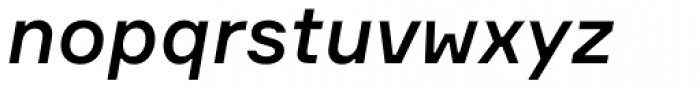 Formular Medium Italic Font LOWERCASE