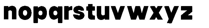 Formuno Font LOWERCASE