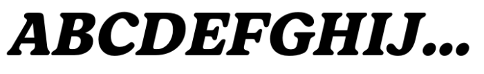 Forrest Extrabold Italic Font UPPERCASE