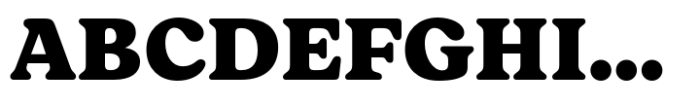 Forrest Heavy Font UPPERCASE