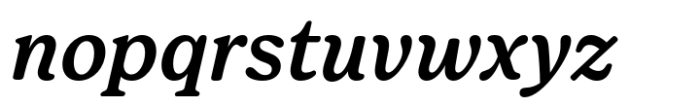 Forrest Medium Italic Font LOWERCASE