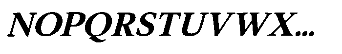 Fortecs Italic Font UPPERCASE
