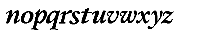Fortecs Italic Font LOWERCASE