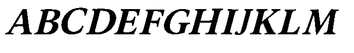 Fortecs Oblique Font UPPERCASE