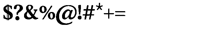 Fortecs Regular Font OTHER CHARS