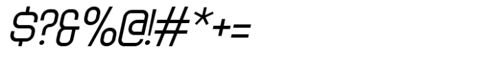 Forten Display Italic Font OTHER CHARS